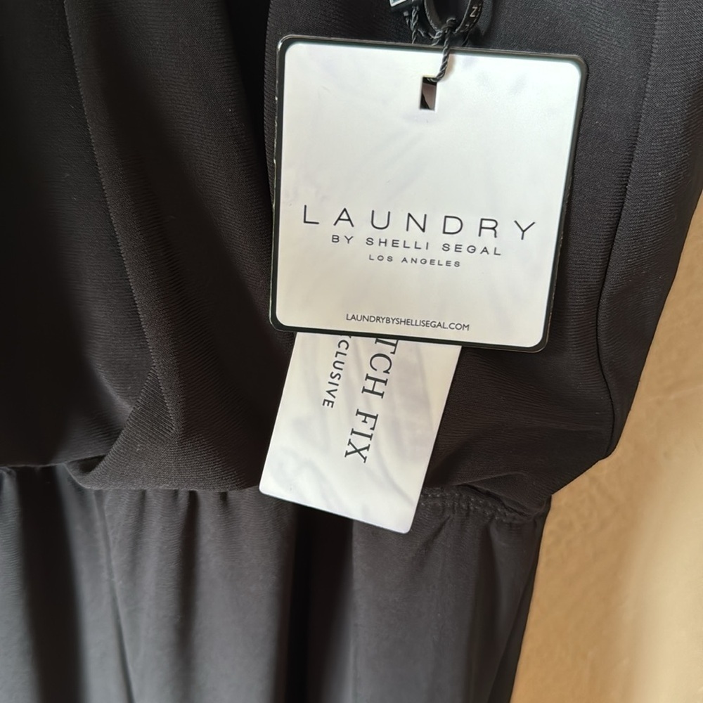 Laundry By Shelli Segal Rieley Jersey Jumpsuit Size 6 - Picture 8 of 9